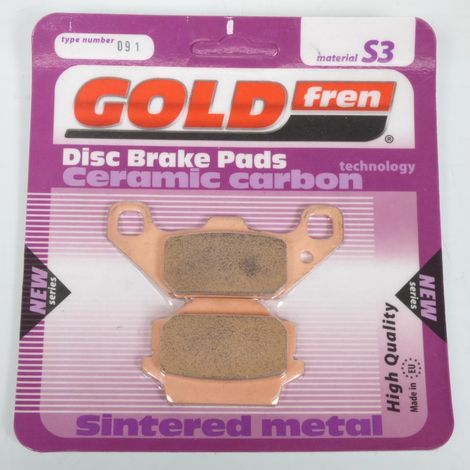 Bremsbelag Gold Fren für Suzuki Quad 500 LT 1990 AVG/AVD / RL, (1/2)
