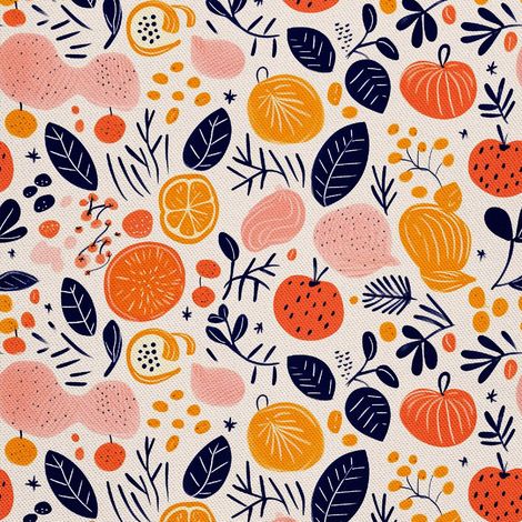 Tela decorativa para exteriores Oxford - Motivo frutal DX6829 (1/5)