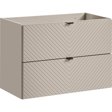 Waschtischunterschrank 80 cm in Beige VERACRUZ-56 (1/5)