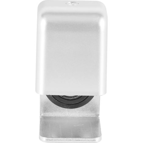 Guide de sol pour porte coulissante inox, argenté, réglable (1/5)