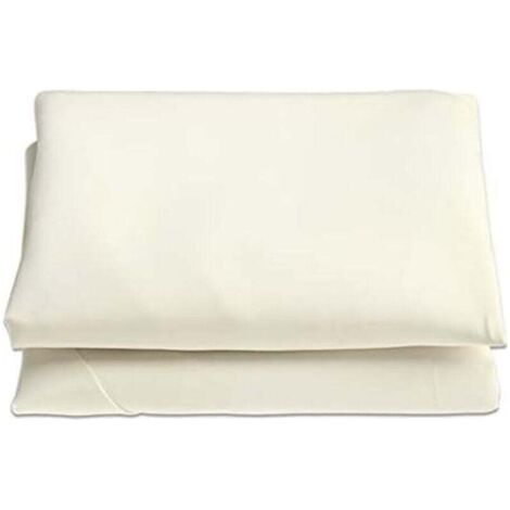 NALOOKAMIC  Toile de rechange pour parasol d'extérieur, toile imperméable blanc cassé, diamètre 3 m (pour parasols à 8 baleines)