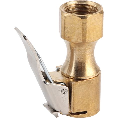 Connecteur de gonflage rapide à clipser pour pneus de voiture et moto, adaptateur de pompe à air. (1/5)