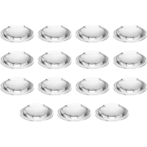 15 Lentille Optique, Diamètre 29mm Hauteur 8.5mm PMMA, Transparent Pour Phare Voiture Vélo Projecteur LED