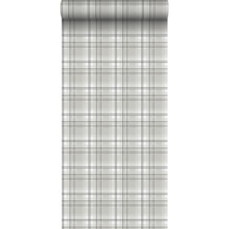 papier peint vichy gris foncé  - Sanders & Sanders (1/4)