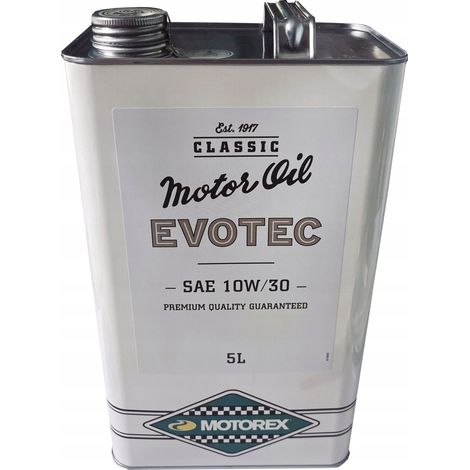 Huile moteur premium EVOTEC 10W30 Motorex 5L Classic Line (1/5)