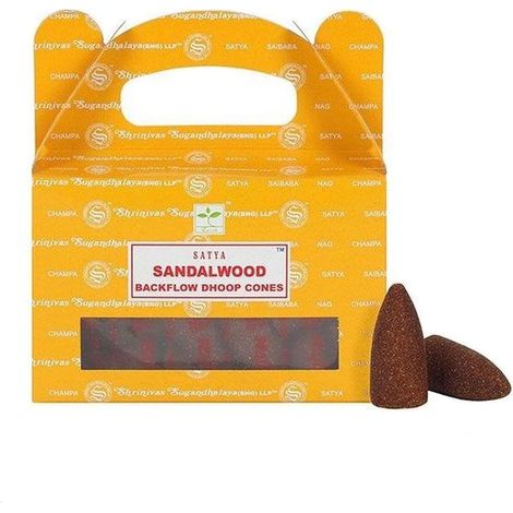 24 cônes d'Encens à refoulement Nag Champa Sandalwood (1/2)