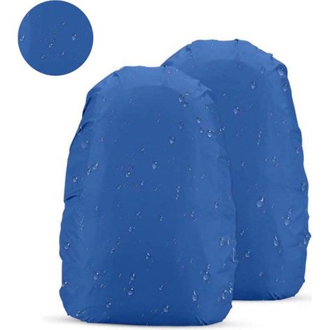 Lot de 2 Housse de pluie, Nylon, Sac à dos 18-25L, Boucle réglable, Randonnée Camping (1/5)