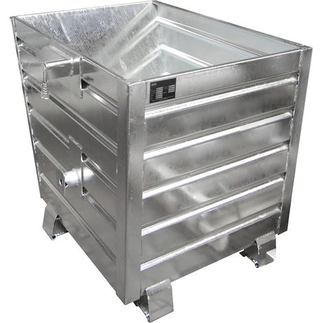 eurokraft pro, Benne basculante, emboîtable, volume 0,55 m³, (1/4)