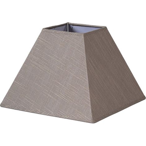 Pantalla piramide tenorio e27 lino gris 45dx20dx32h