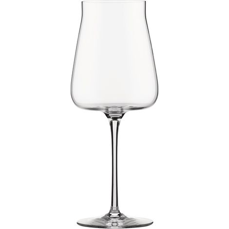 Verre à Vin Blanc Design, Esthétique Minimale, en Verre Cristallin, 45 cl (1/2)