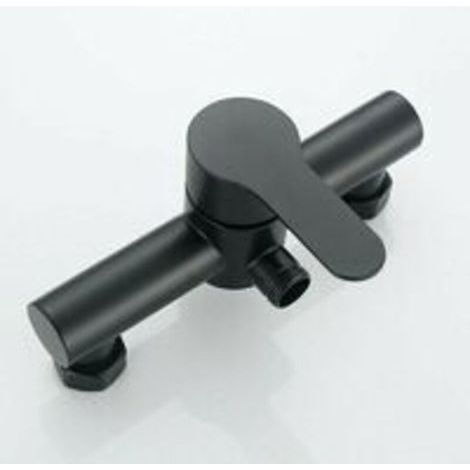 Black Stainless Steel Bathtub Shower Faucet Bathroom Bathtub Shower Faucet Wall Mounted Shower Head (1/5)
