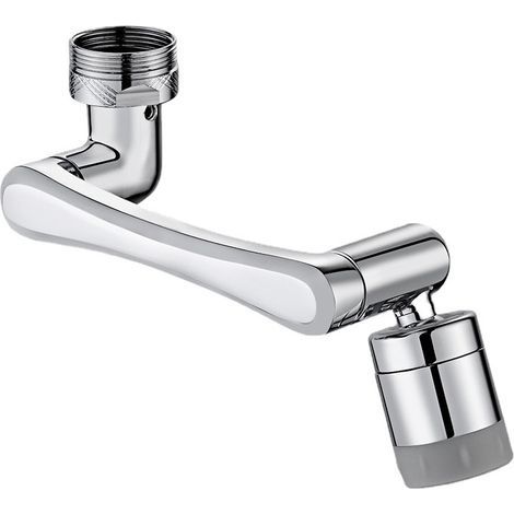 Aireador de grifo giratorio de latón con 2 modos, filtro aireador ajustable para grifo de cocina. (1/5)