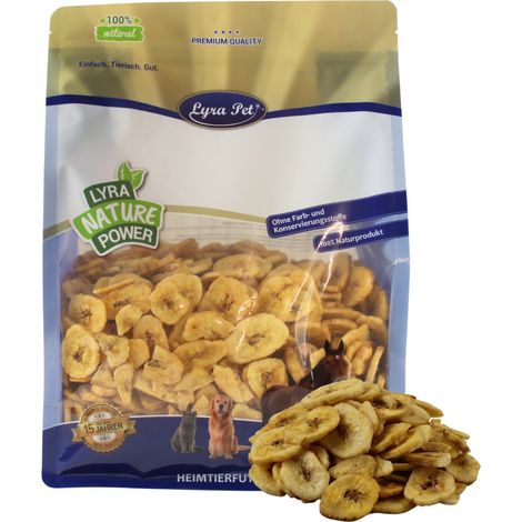1 kg de bananes Lyra Pet® séchées