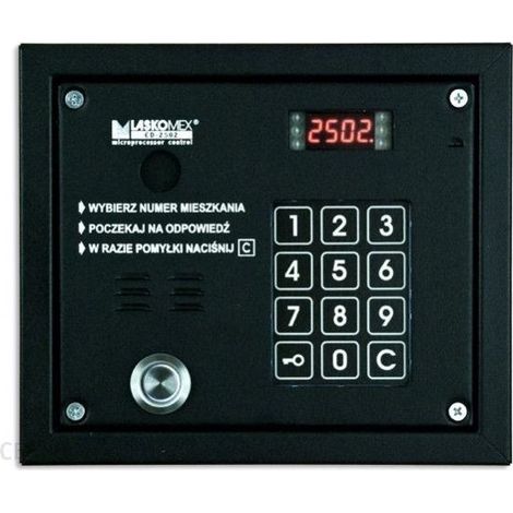 Pannello audio senza nome CP-2503TP - Lettore di chiavi Dallas, nero