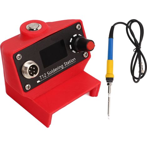 Station de soudage 72W, écran 0,96 pouce, fer à souder sans fil portable, chauffe rapide, kit complet (1/5)
