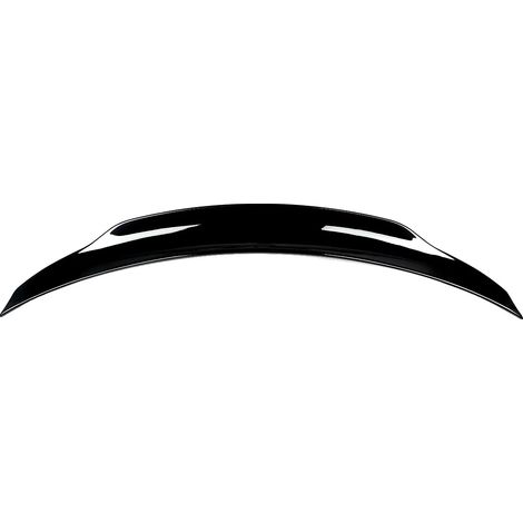 Spoiler trasero para maletero, fácil instalación, mejora del rendimiento, negro brillante. (1/2)