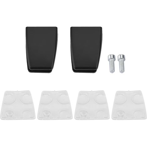 Pince De Verre En Alliage D'aluminium - Support Sans Perçage Pour Épaisseur 5-20mm - Fixation Fenêtre Et Tablette - Couleur Noir (1/5)