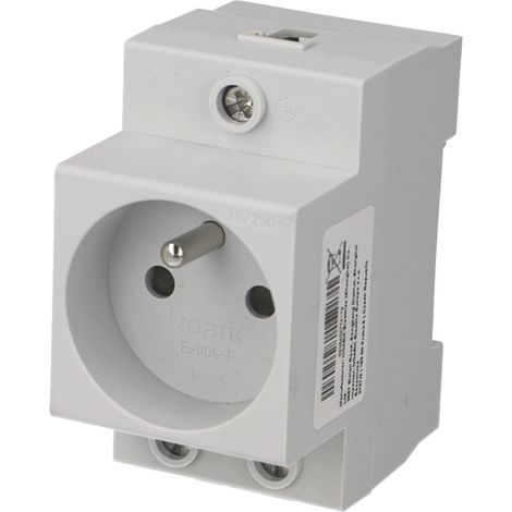 Prise de courant modulaire 2P+T 16A Noark (1/2)