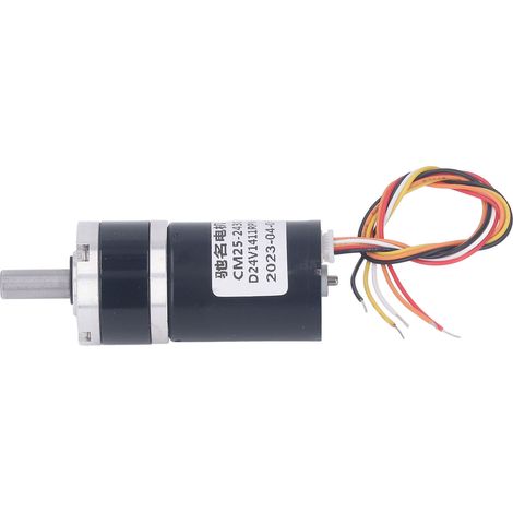 Moteur à engrenages 24V 1411RPM en aluminium, couple élevé, réduction de vitesse, sans balais pour ventilation chauffage jouets (1/5)