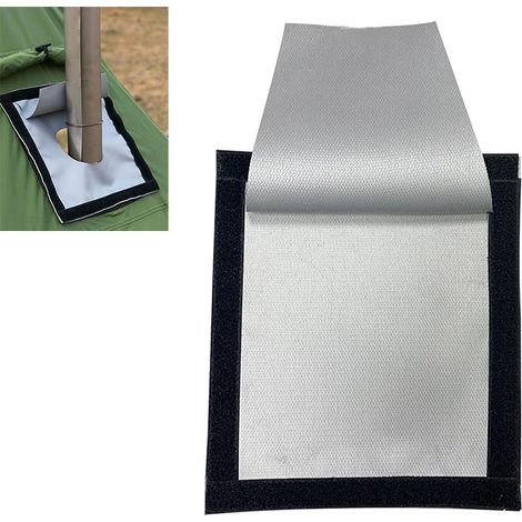 Kit de cheminée pour poêle de tente avec bâche imperméable pour tentes thermiques Onetigris (1/5)