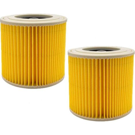 Dos filtros WD3 reemplazables. Aptos para las aspiradoras Kärcher WD3 Premium,WD2,WD3,WD3P,WD1,MV2,MV3 A2004,A2604,A2204,A2054,SE4001 y SE4002 (1/5)