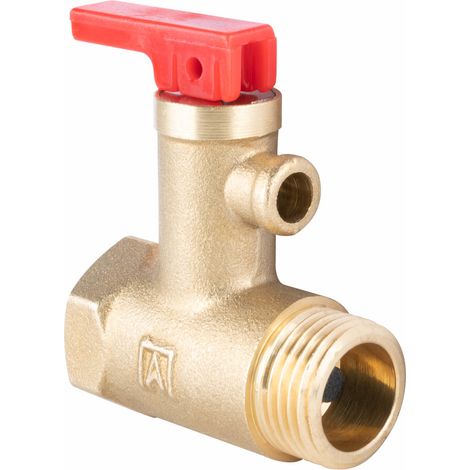 Valvola di sicurezza per scaldabagni elettrici AF4, 6,7 bar, G 1/2 pollice x Rp 1/2 pollice (1/5)