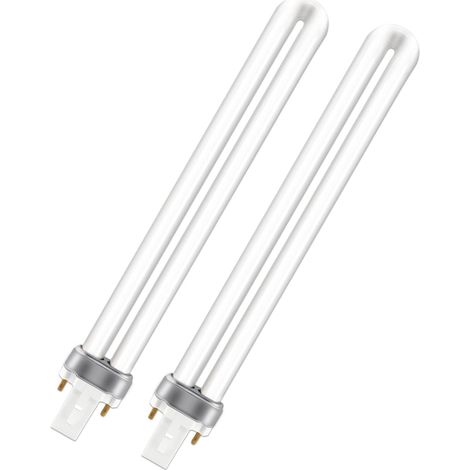 2 Ampoule G23, Tube en U 9W, Blanc Chaud 2700K, Culot 2 Broches, Salon Chambre (1/5)