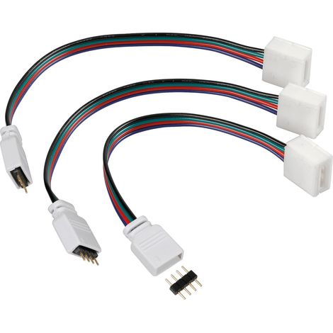 Connect-3, Connettori centralina per strisce a Led RGB, set 3 pz (1/5)