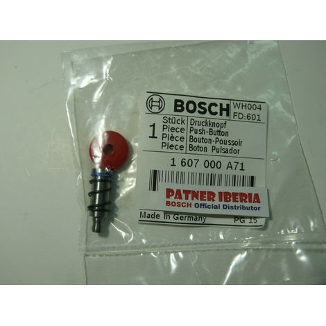Repuesto original BOSCH 1607000A71  Pulsador