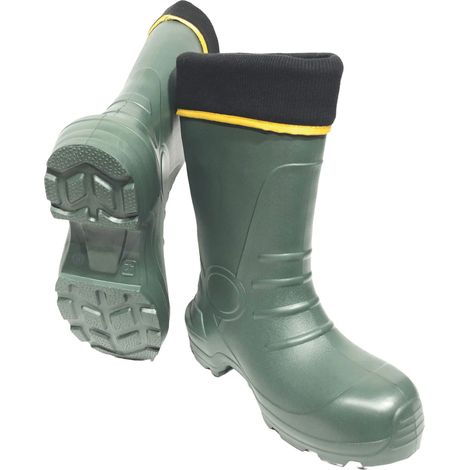 Stivali Alti Super Leggeri con Calza Removibile Colore Verde Misura 40 (1/2)