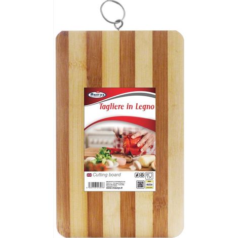 MAURY'S TAGLIERE BAMBOO CON ANELLO 20X32