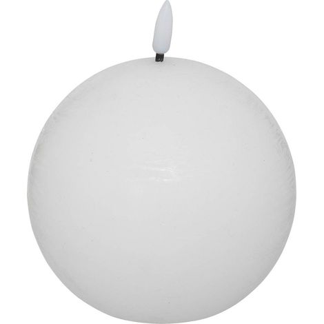 Candela a sfera LED Molia bianca 10 cm (1/2)