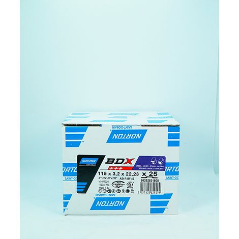 NORTON 31508 DISCHI DA SBAVO 31508 BDX 115X3.2X22.2 PEZZI 25