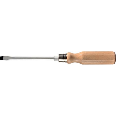 Tournevis manche en bois 12 x2 x200mm FORTIS (1/3)