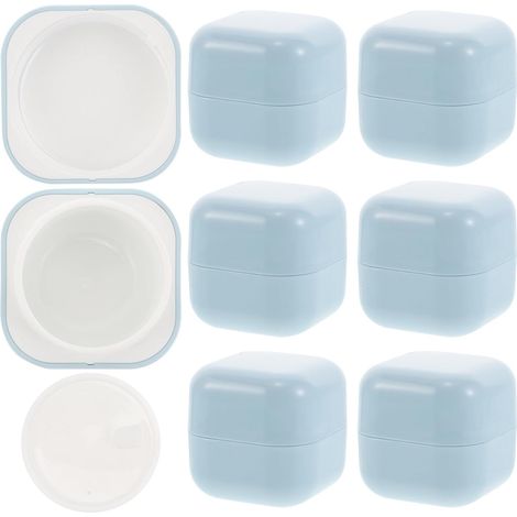 10 Pieces Empty 50g PP Double-Walled Cosmetic Packaging Jars, Empty Lip Containers, for Facial Care and Travel (1/5)