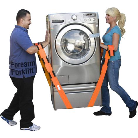 Sangle de levage et de déplacement à deux personnes pour chariot élévateur à bras avant Lever, déplacer (1/5)