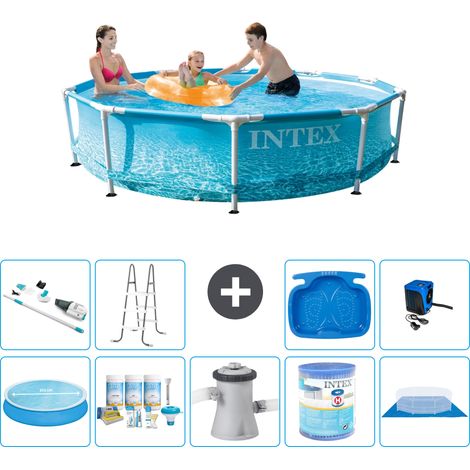 Intex Piscine Tubulaire Ronde - 305x76 cm - 10-pièces  S31355 (1/5)