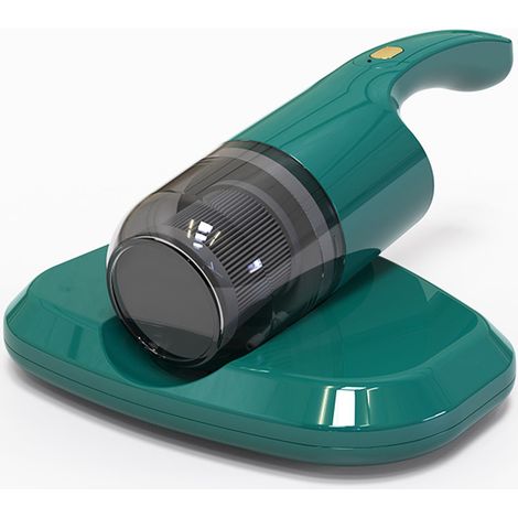 Aspirateur de lit 350W, forte aspiration, efficace, sans fil, pour matelas, drap, oreiller, canapé, vert. (1/5)