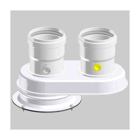 SDOPPIATORE PER CALDAIE VAILLANT COMPATIBILE  80/80     CONTI