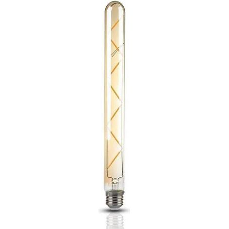 Bombilla LED V-TAC E27 7W 100LM/W Filamento T30 Ámbar Blanco Cálido