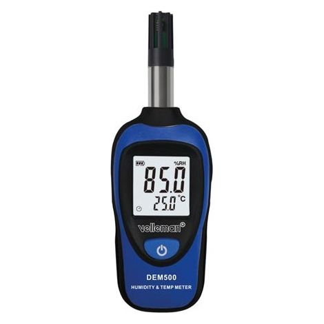 Velleman 5410329597351 Mini Termo-Igrometro Nero