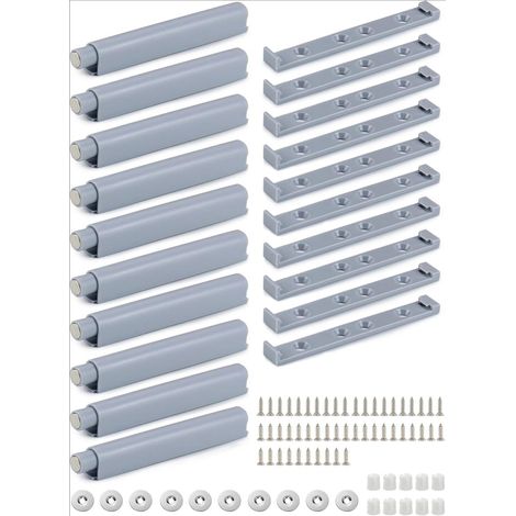 Loquet Magnetique - Poussoir Porte Placard - Pour Armoires Cuisine Tiroirs Meubles - 10 Pièces