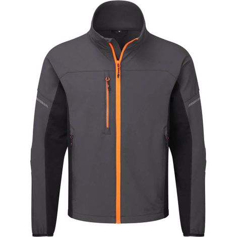 Chaqueta de trabajo tejido de Nylon Titanmill Ultra Stretch EV475 M Gris metálico Altos