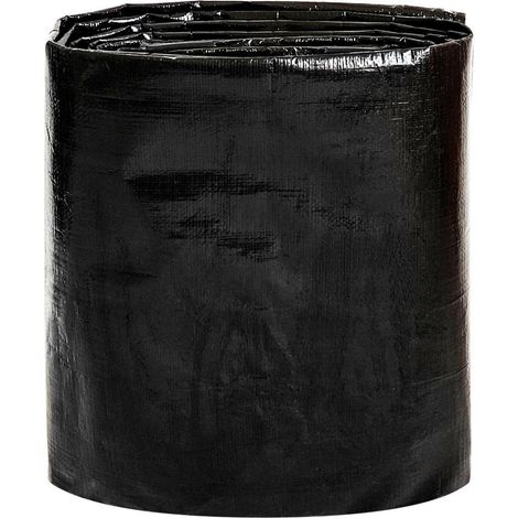 Abdeckplane 150g/m² wasserdicht reißfest 3x8m schwarz (1/5)