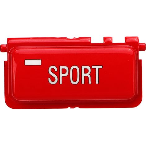 Bouton de Commutateur de Mode Sport de Voiture, Commutateur de Mode Sport de Voiture Bonne Correspondance Facile Installation Abs Durable (rouge). (1/5)