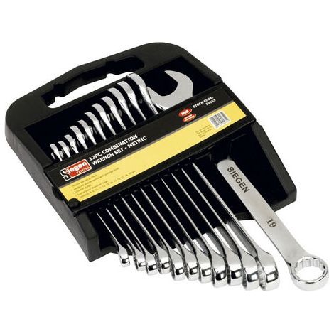 Sealey Siegen Combination Spanner Set 8-19mm 12pc S0563