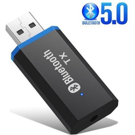 Transmetteur Audio sans fil - Bluetooth 5.0 - Adaptateur pour TV et PC - Jack 3.5MM - USB EMETTEUR (1/4)