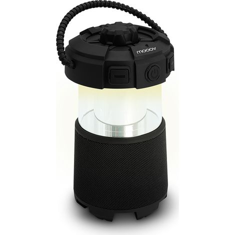 Enceinte lanterne splashproof Jasper - noir (1/5)
