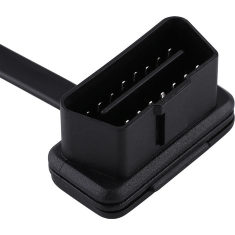 Voiture Auto 16 broches mle à femelle OBD2 cble d'extension adaptateur de Diagnostic longueur 30 cm/12 pouces (1/5)