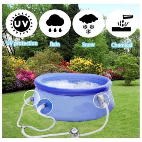 Schwimmbadschlauch – 32 mm – 2 Stück – Flexibel – Auslaufsicher – 150 cm (1/5)